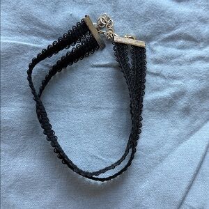Black Lace Choker Necklace